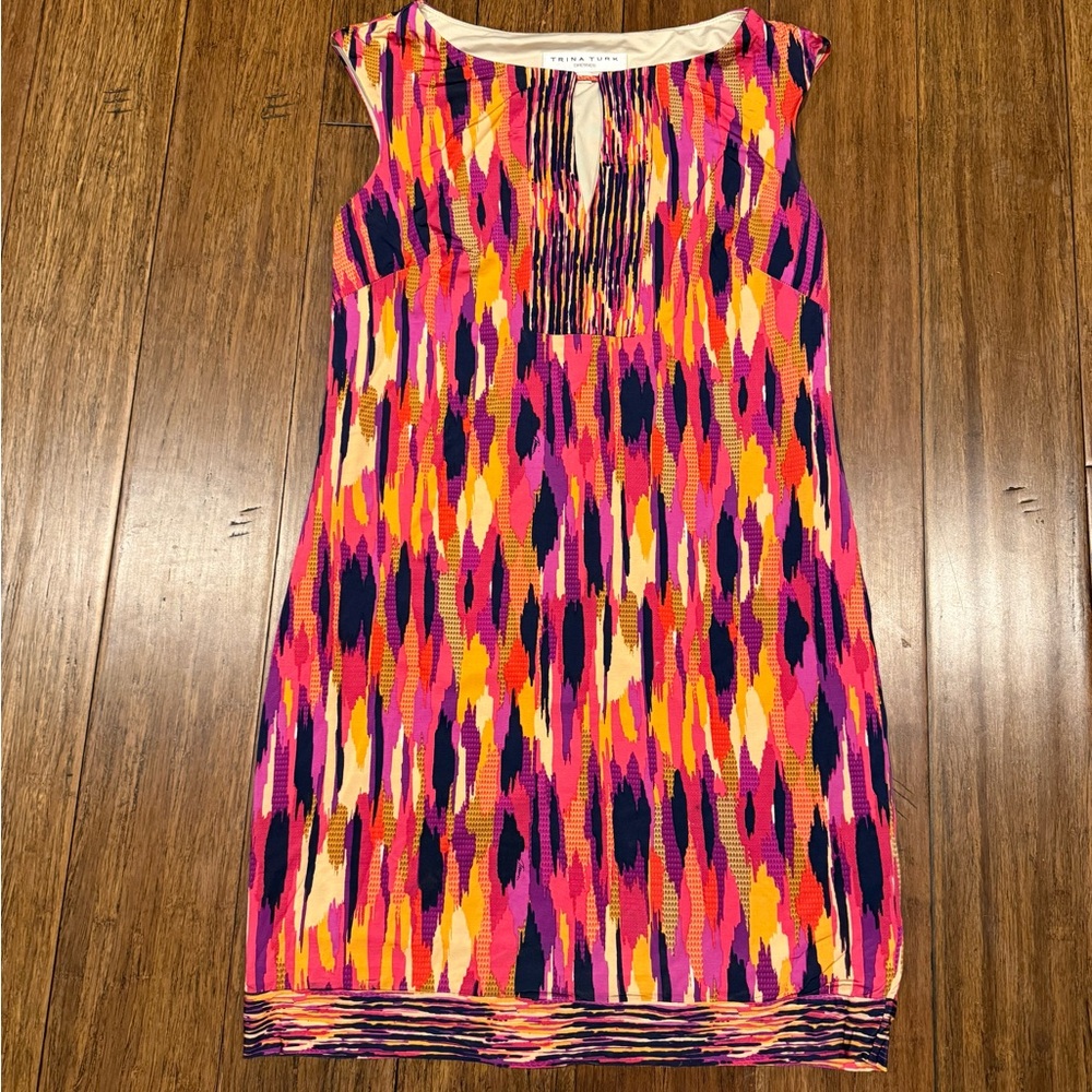 Trina Turk Colorful Sleeveless Dress